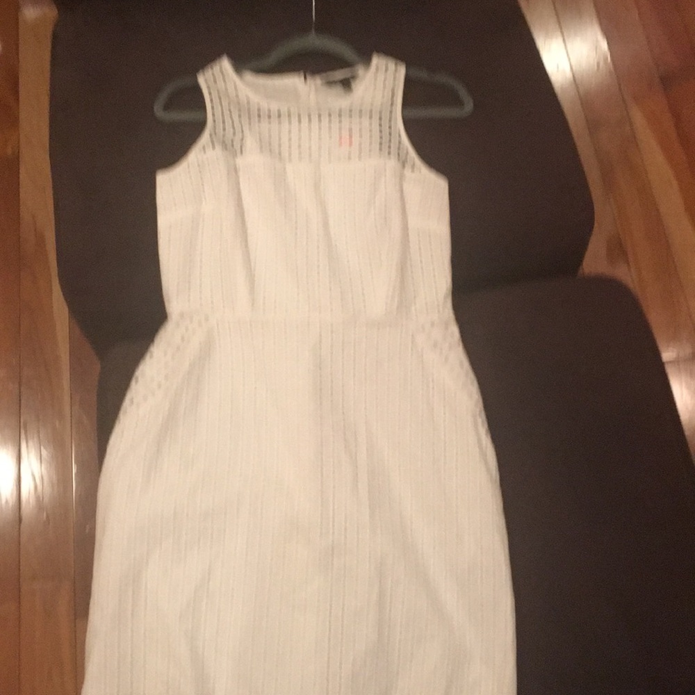 White Banana Republic dress. Never worn
